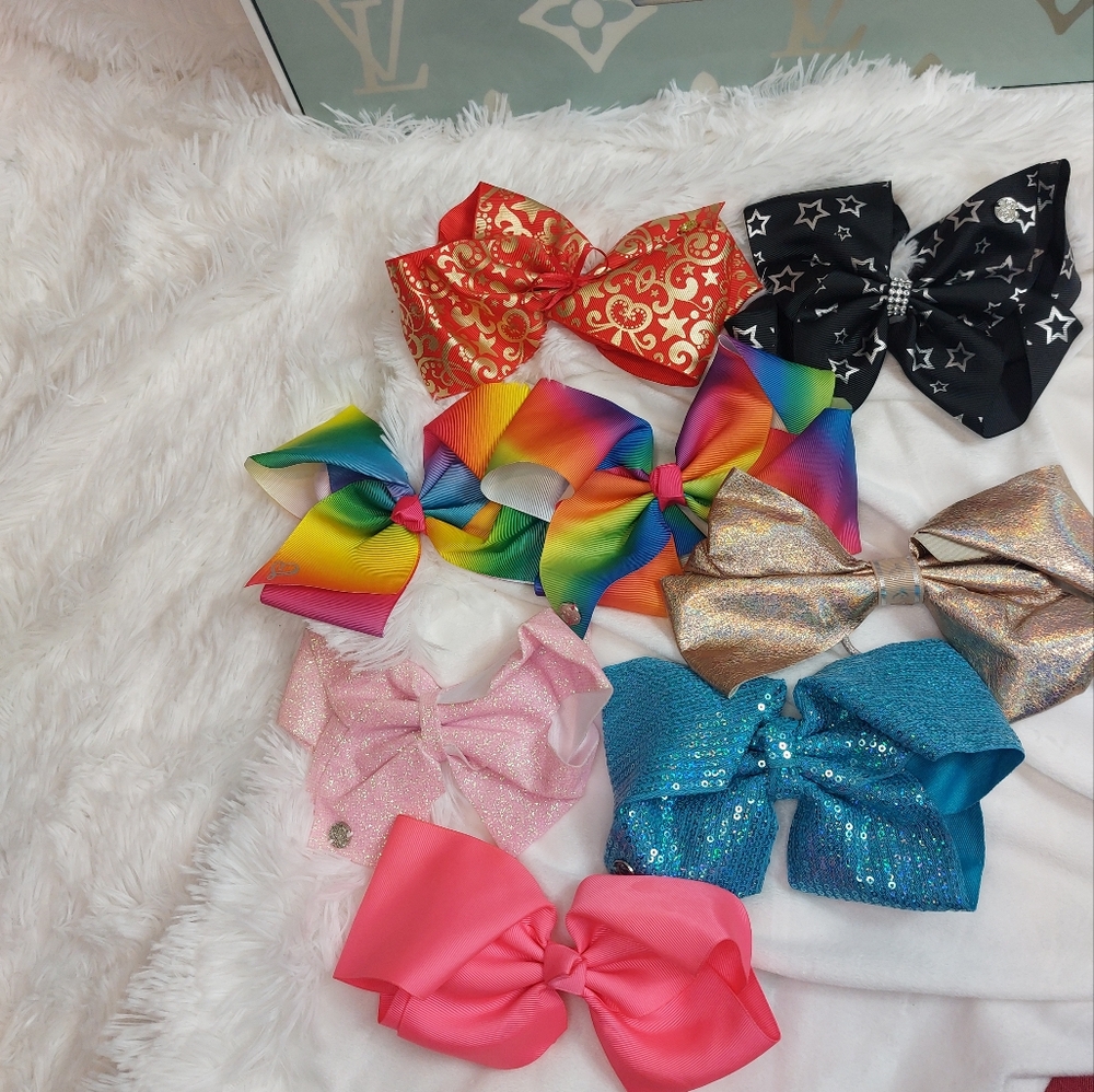 Jojo Siwa bows Lot of 8